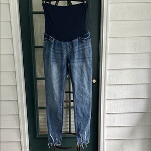 Song Maternity  Blue Denim Jeggings size Large